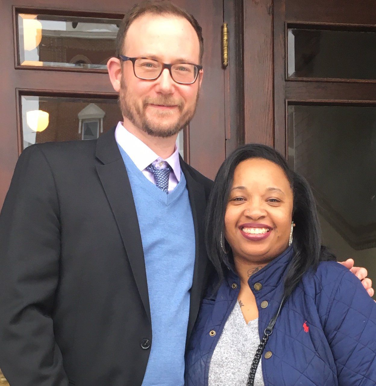 Precious Jones and Michael-John Voss